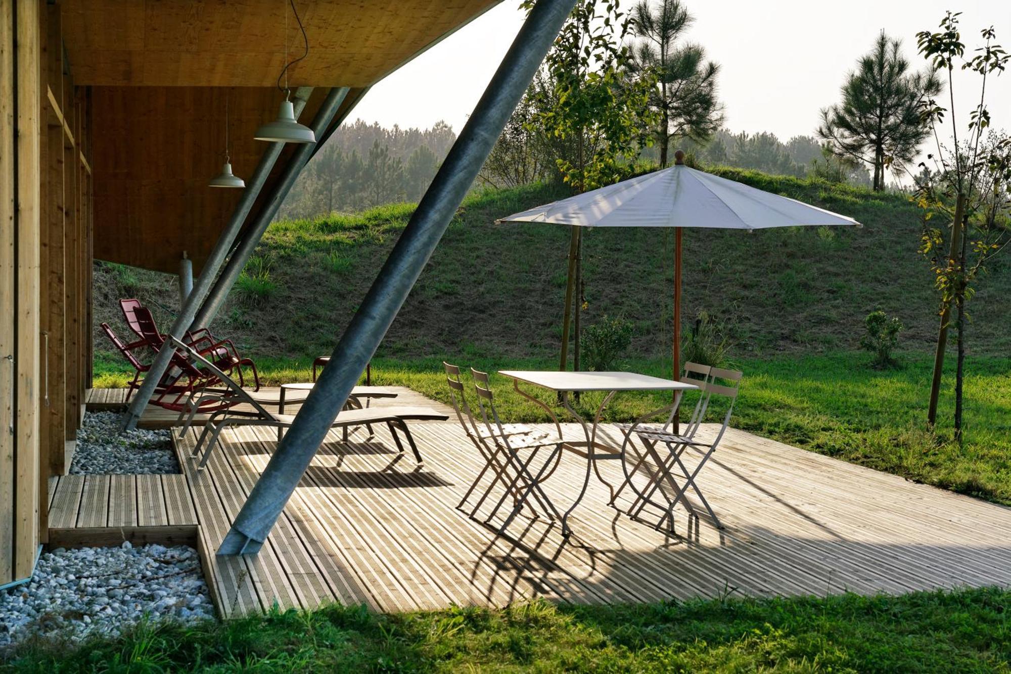Les Echasses Golf & Surf Eco Lodge Saubion Экстерьер фото